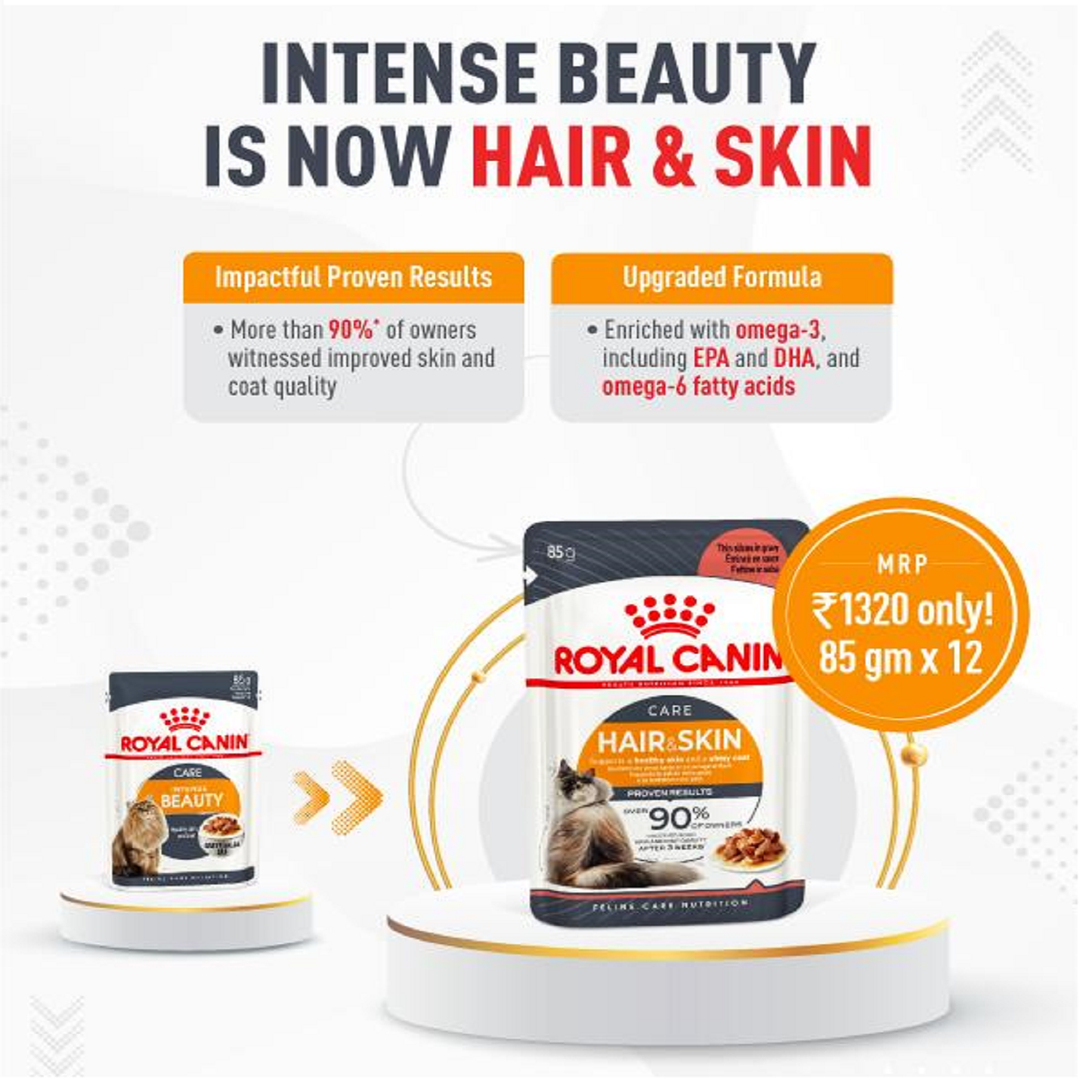 Royal Canin - Intense Beauty Gravy Wet Cat Food