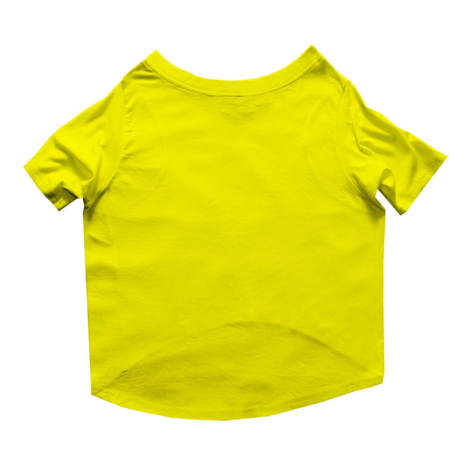 Ruse / i-love-my-human-crew-neck-dog-tee / Yellow