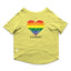 Ruse  / Lemon Tonic Ruse Basic Crew Neck "LGBTQ-1" Printed Half Sleeves Dog Tee9