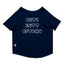 Ruse / Navy Ruse Basic Crew Neck "CUTE BUTT PSYCHO" Printed Half Sleeves Dog Tee11