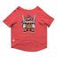 Ruse  / Poppy Red Ruse Basic Crew Neck "Ice Cream Ninja" Printed Half Sleeves Dog Tee16