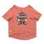 Ruse  / Salmon Ruse Basic Crew Neck "Ice Cream Ninja" Printed Half Sleeves Dog Tee9