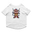 Ruse  / White Ruse Basic Crew Neck "Ice Cream Ninja" Printed Half Sleeves Dog Tee14